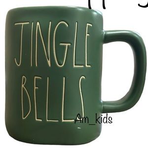 Rae Dunn Jingle Bells coffee mug